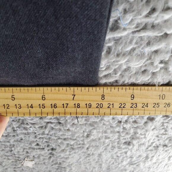 Boohoo Skirt Womens 12 Black Split Front & Back Denim Maxi Skirt *NWT* - Picture 9 of 11